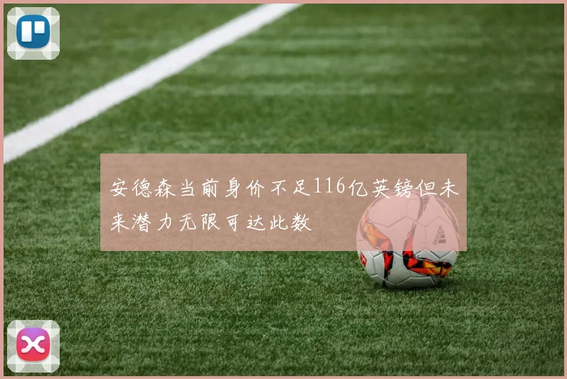 安德森当前身价不足116亿英镑但未来潜力无限可达此数
